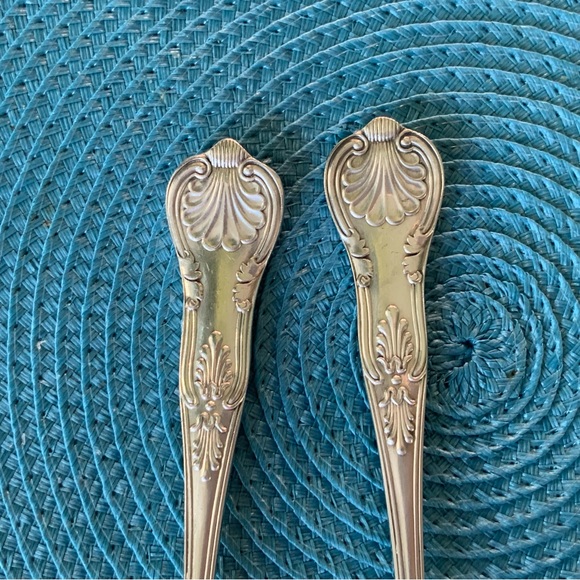 VTG Silvercraft Salad Spoon and Fork Set - Picture 4 of 6